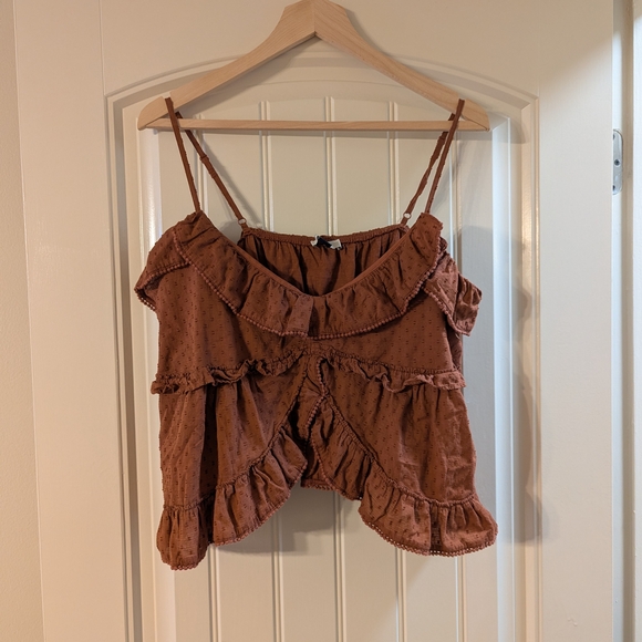AE V-Neck Ruffle Cami Top - Picture 5 of 8